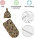 Osvbs Set, Camo Hunting Baby Stuff Newborn Swaddle Blanket with Beanie Soft and Stretchy Baby Blanket Swaddle Sack