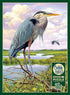 Cobble Hill 1000 Piece Puzzle - Heron with Sample Poster Included
