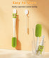 Set 4 1, Bottle Cleaning Brush in Baby Bottle Cleaner Includes Silicone Bottle Brush, Nipple Brush, Detail Brush