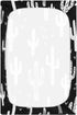 Black and White Cactus Crib Sheets - Stretchy Fitted Crib Sheets for Boys Girls, Unisex Cozy Baby Crib Sheet 28 x 52 x 9 Inches by Kigai