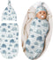 Lcokin Cute Elephant Baby Stuff Swaddle Blanket Hat Set for Boys Girls, Soft