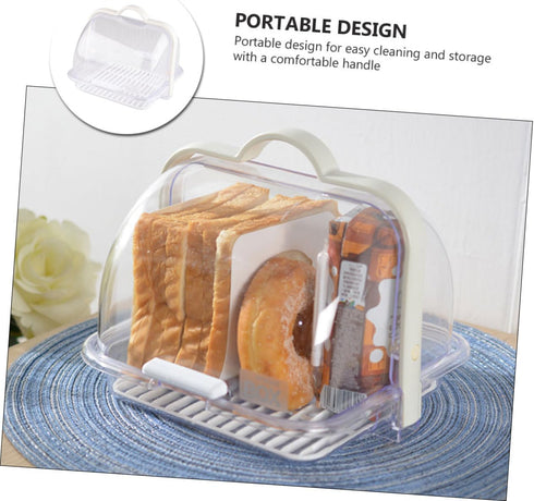 Portable Milk Bottle Draining Rack Multi-Functional Storage Box for Bottles Bread and Chopsticks Lightweight Sealed