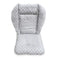 High Chair Cushion, Soft and Comfortable Baby High Chair Pad/Seat Cushion, Light and Breathable (Gray Background Stars