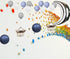 InBy 20pcs Silver Moon Balloon Party Decoration Kit, 36" Moon, 18" Star Foil Mylar, 12" Latex Balloons for Baby Shower