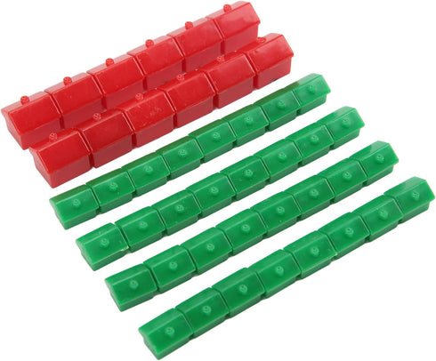 VGEBY Game Replacement Pieces, Plastic Hotels and Houses Supplement Accessories for Game Pieces