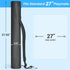 Waterproof PU Tube Carrying Soft Bag - Flexible Cylinder Storage for Mahjong Mat, Board Game Playmat, Texas Hold'em