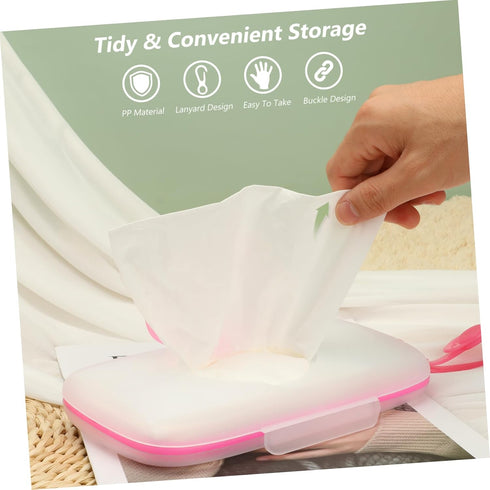 Healeved Baby Wipes Dispenser: On- The- Go Wipes Dispenser Travel Wipes Case Baby Wipe Holder Outdoor Stroller Wet