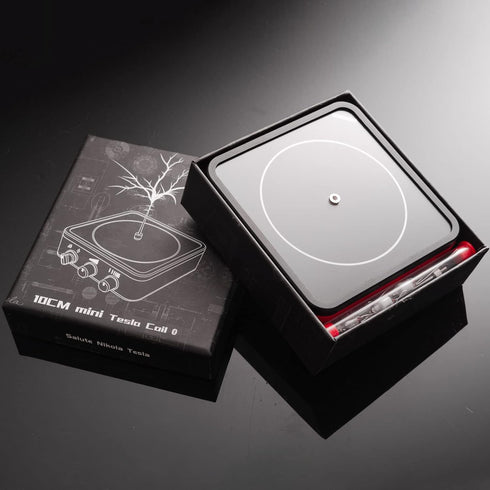 TS10-MINI Music Tesla Coil Touchable Artificial Lightning Arc Generator Desktop Toy Divvlur Arc Plasma Wireless