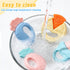 8PCS 3+ DIYDEC Prefilled with Easter Eggs Teething Toys, Baby Rattles Teether Toys Party Favors for Kids Silicone