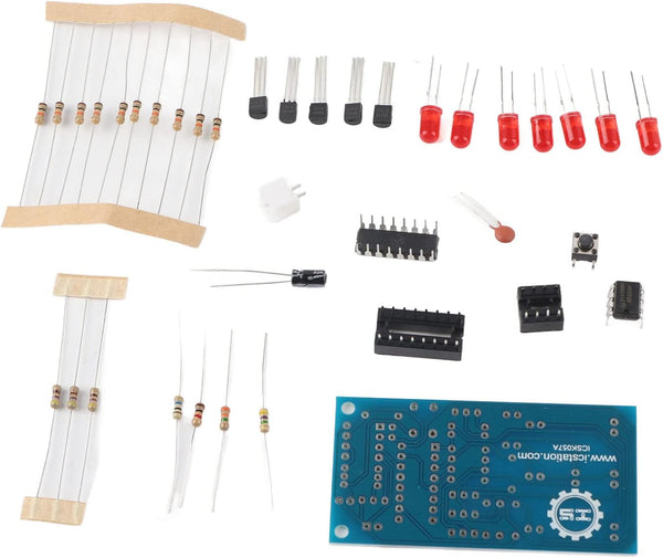 Fafeicy 4.5~5V Electronic Dice Kit, DIY LED Dice Kit for Fun Electronic Production Set