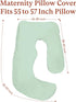 Momcozy (2 Pack Maternity Pillow Cover ONLY Compatible with Pregnancy Pillow Covers-Pillow NOT Included)