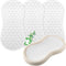 Organic Quilted Thicker Baby Changing Pad Liners 3 Pack Waterproof, Soft &