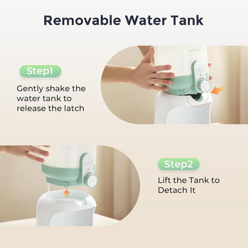 Momcozy 57 oz 6 Settings Instant Water Warmer for Making Formula, Dual Lights for Night Feedings, fl Large Capacity