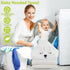 Vabrloy Girls,31.5x31.5 inch(White Baby Bath Towel,Ultra Soft Hooded Baby Towel,Toddler Bath Towels with Animal