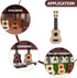 Toddmomy Ukulele Musical Toy, Plastic Ukulele Guitar for Kids Educational Musical Instrument
