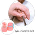 Set Toyvian Nail Care Cute Case Safe Nail Clippers Scissors Tweezers for Newborns Boy Girl Toddlers Essential Grooming