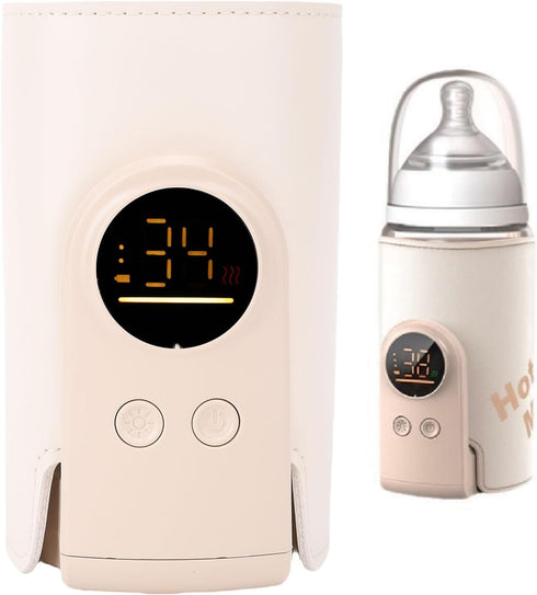 Locadence Bottle Warmer, Constant Temperature Rechargeable Portable Milk Warmer with with 8000mAh Battery