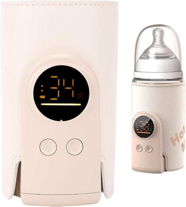 Locadence Bottle Warmer, Constant Temperature Rechargeable Portable Milk Warmer with with 8000mAh Battery