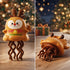 MythBricks 2 3+ hristmas Wind Up Toy Reindeer, Dancing Wiggly Wind-Up Christmas Toy, Play Modes, No Batteries Needed