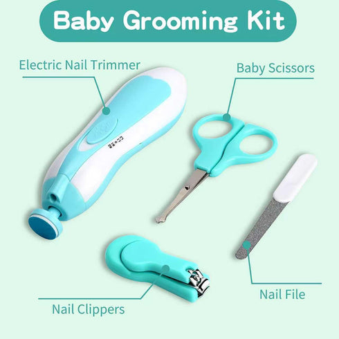 Trimmer Set (20 Baby Grooming Kit, Electric Safety Nail Baby Nursery KitInfant Safety Care with Hair Brush Comb Nail