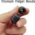 LXQQFUN EDC Titanium Alloy Fidget Beads, Parachute Cord Lanyard Beads Skill Toys, Worry Fidget Beads Leisure Toys