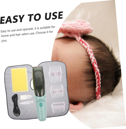 Trimmer TIDTALEO Hair Clipper and for Infants, Waterproof Portable Haircutting Tool, Quiet Electric Grooming Kit