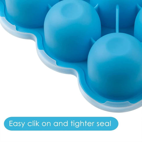 12 2.5oz Samuelworld Baby Food Storage Container, Portions x - BPA Free Silicone Freezer Tray with Clip-On Lid