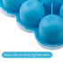 12 2.5oz Samuelworld Baby Food Storage Container, Portions x - BPA Free Silicone Freezer Tray with Clip-On Lid