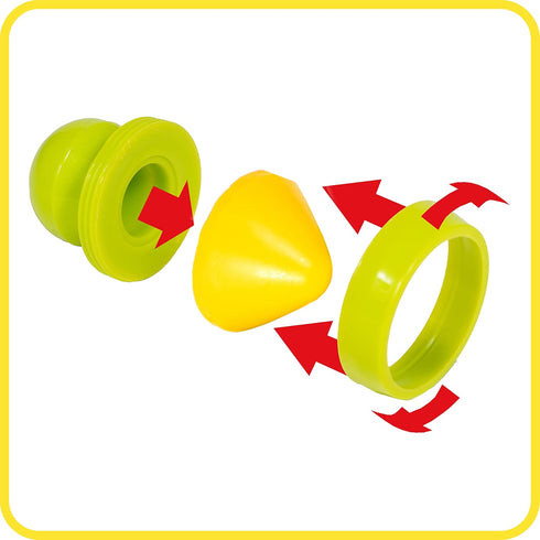 2 6 18m+ READY LEARN Easy Grip Crayons Refills - Colors - Ages - Non-Toxic Toddler Crayons - Handles Sold Separately