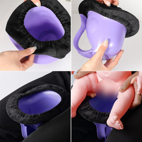 HVRQYY Communication 2pcs Cozy Potty Training Toilet Newborn Potty Training Newborn Potty Hat Elimination with Cotton