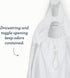 Waterproof Esembly Pail Pouch - Hangable Diaper Liner in Sea Salt