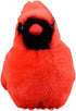 FRANKIEZHOU 5.9" Realistic Northern Cardinal Plush Toy - Bird Gift for Kids, Girls, Home Decor