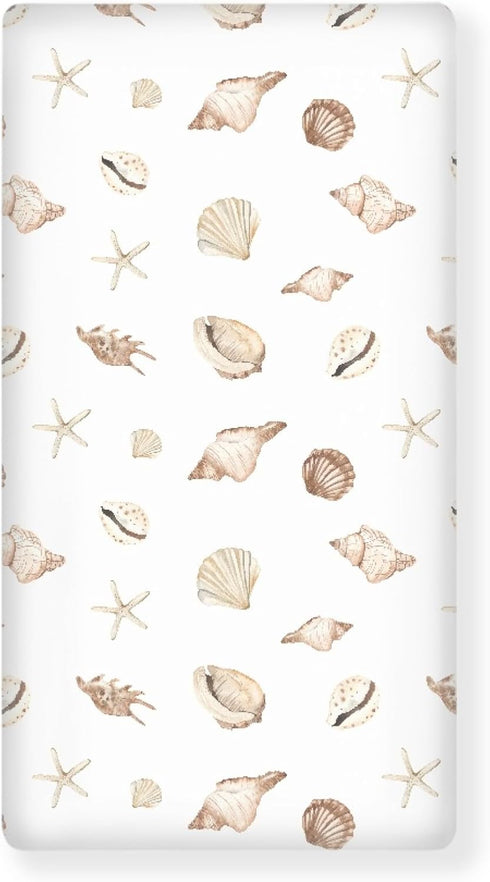 Winpema Underwater World Fitted Crib Sheet Sea Life Baby Crib Sheet Fit Standard