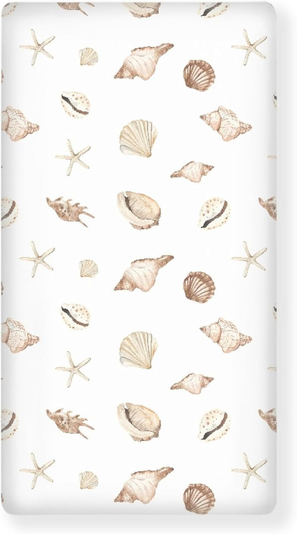 Winpema Underwater World Fitted Crib Sheet Sea Life Baby Crib Sheet Fit Standard