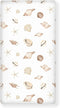 Winpema Underwater World Fitted Crib Sheet Sea Life Baby Crib Sheet Fit Standard