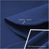 100% 400 Count 52"X28" 14" Scallop Edge Crib Skirt Navy Blue, Egyptian Cotton Thread Crib Skirt Dust Ruffle,Double