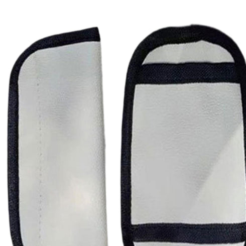 Simhoa Stroller Strap Cover with Crotch Cushion for High Chair, Beige