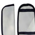 Simhoa Stroller Strap Cover with Crotch Cushion for High Chair, Beige
