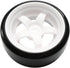 4PCS 12mm Hub Wheels, 1:10 63mm Hard Plastic RC Drift Cars On Road Touring Racing Bald Tires for Traxxas HSP Tamiya