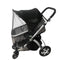 Universal Stroller Sun Cover Black+Mesh Net, UV Protection Shade for Baby Stroller, Buggy, Pram, Travel