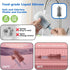 Travel Bottle Cleaner Kit - Portable Baby Bottle Brush Set with Silicone Cleaning Brush and Drying Base