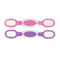 Nuby Dip & Scoop Spoons - 2-Pack Baby Led Weaning Spoons for Babies 6+ Months (Purple and Pink)