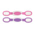 Nuby Dip & Scoop Spoons - 2-Pack Baby Led Weaning Spoons for Babies 6+ Months (Purple and Pink)