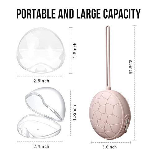Smlpuame Pacifier Holder Case, BPA Free Portable Silicone Baby Pacifier Cover for Diaper Bag, Travel Outdoor Activities