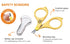 Simba Baby Safety Scissors for Little Ones