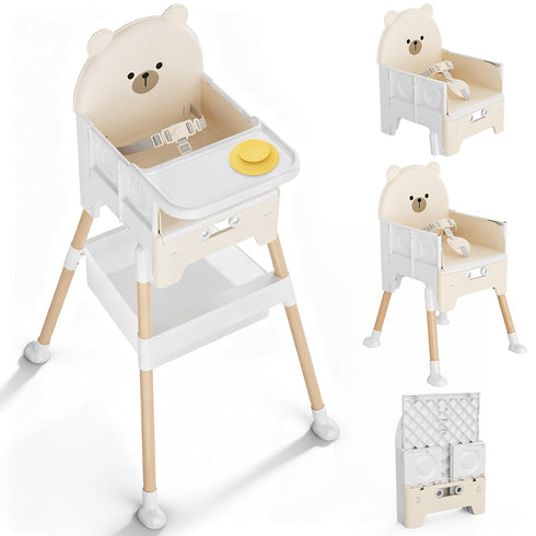 Zenvory Baby High Chair 3 in 1 High Chairs for Babies and Toddlers