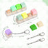 Lohoee 3Pcs Keyboard Fidget Toys- Silent Fidget Keyboard Clicker Keyboard Button Quiet Fidget Keychain Decompression