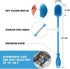Silicone Bottle Cleaning Brush with Long Handle, Water Bottle Cleaner for Baby Bottles, Hydro Flask