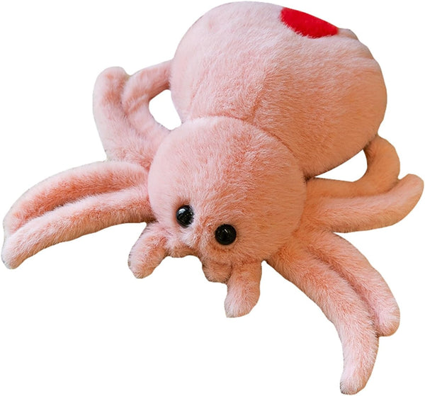 Plush Spider Stuffed Animal Toy, Soft 10 inch Kawaii Halloween Plush Spider for Kids and Adults