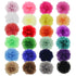 inSowni 24PCS Alligator Hair Clips, 3" Chiffon Flower Barrettes, Hair Bow Accessories for Toddlers Baby Girls